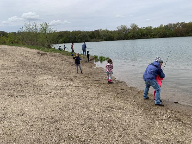 kids fishing from shore kids fishing foundation