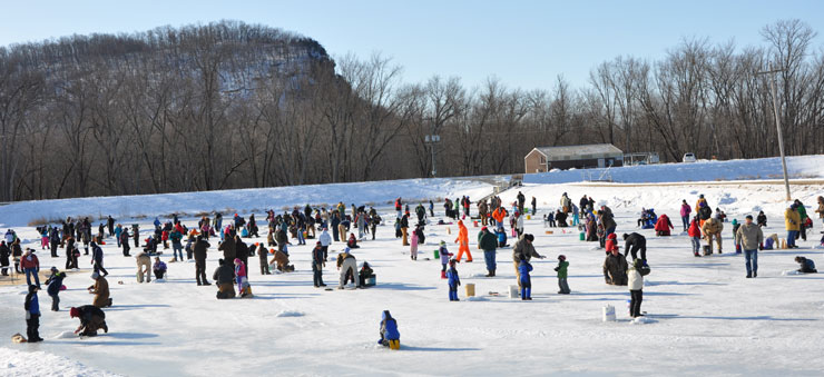 ice fishing