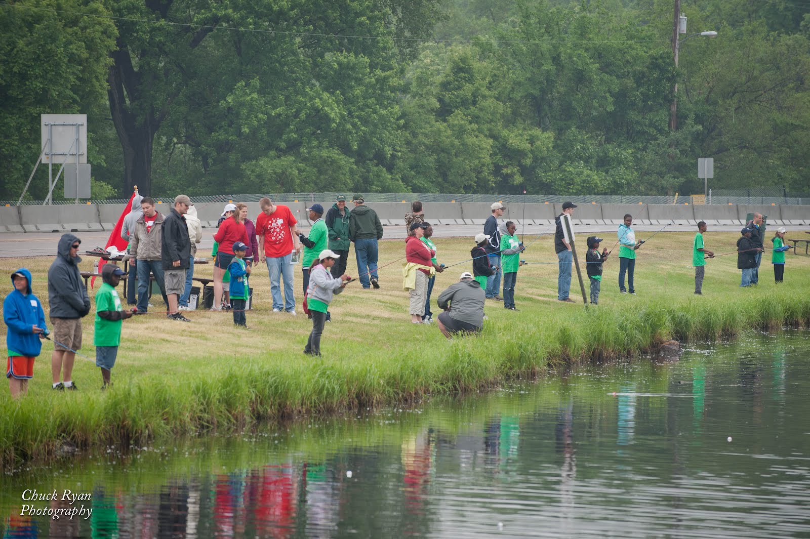 inner city youth fishing day