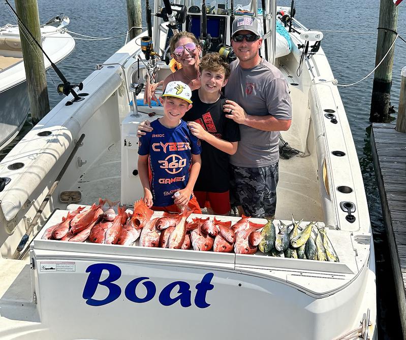 Family fishing charter kids fishing foundation